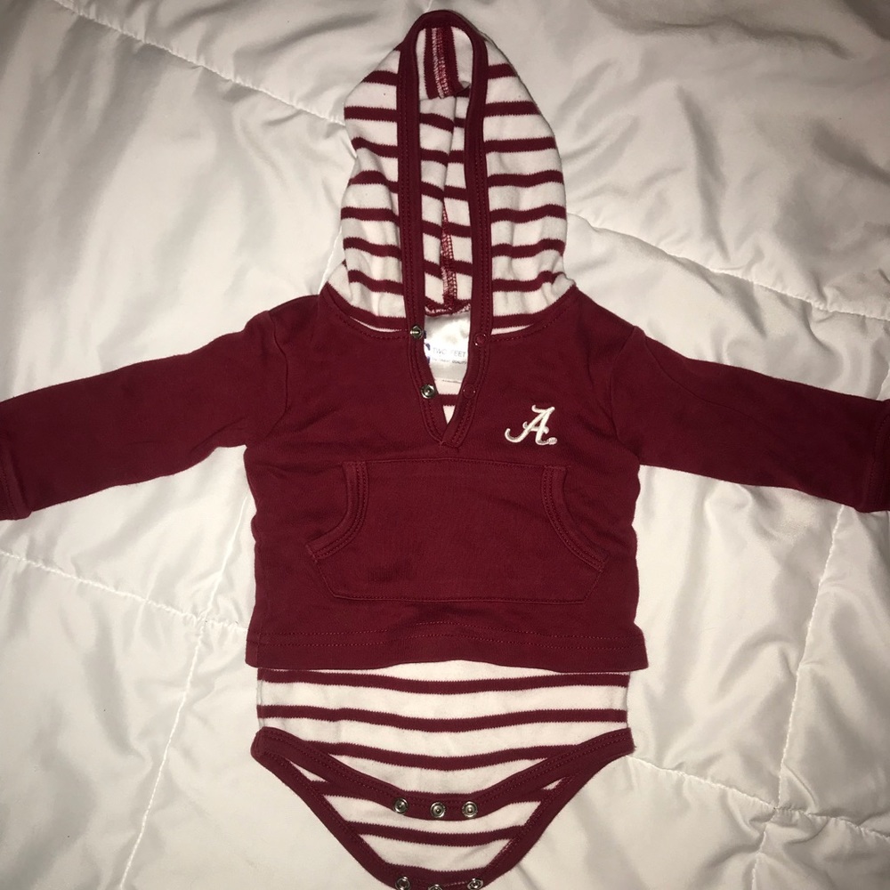Alabama hooded onesie
